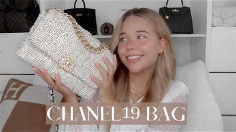 chanel 19 oreo|CHANEL 19 BAG REVIEW .